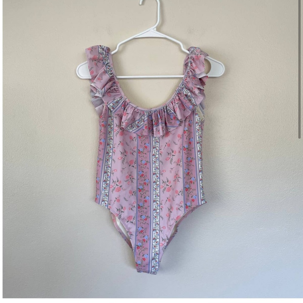 Lovers + Friend Flutter by Fancy Floral One Piece Swimsuit